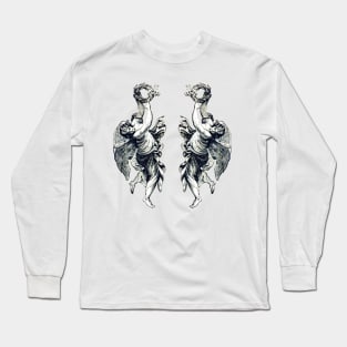 Angels carry a laurel wreath Long Sleeve T-Shirt